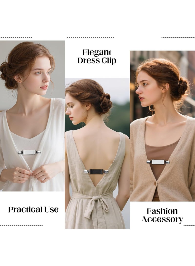 6 قطع الموضة تناسب فستان مقاطع الفولاذ المقاوم للصدأ مقاطع مرنة ملابس قفازات مقاطع - Image 4